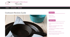 Desktop Screenshot of cookwarereviewsguide.com